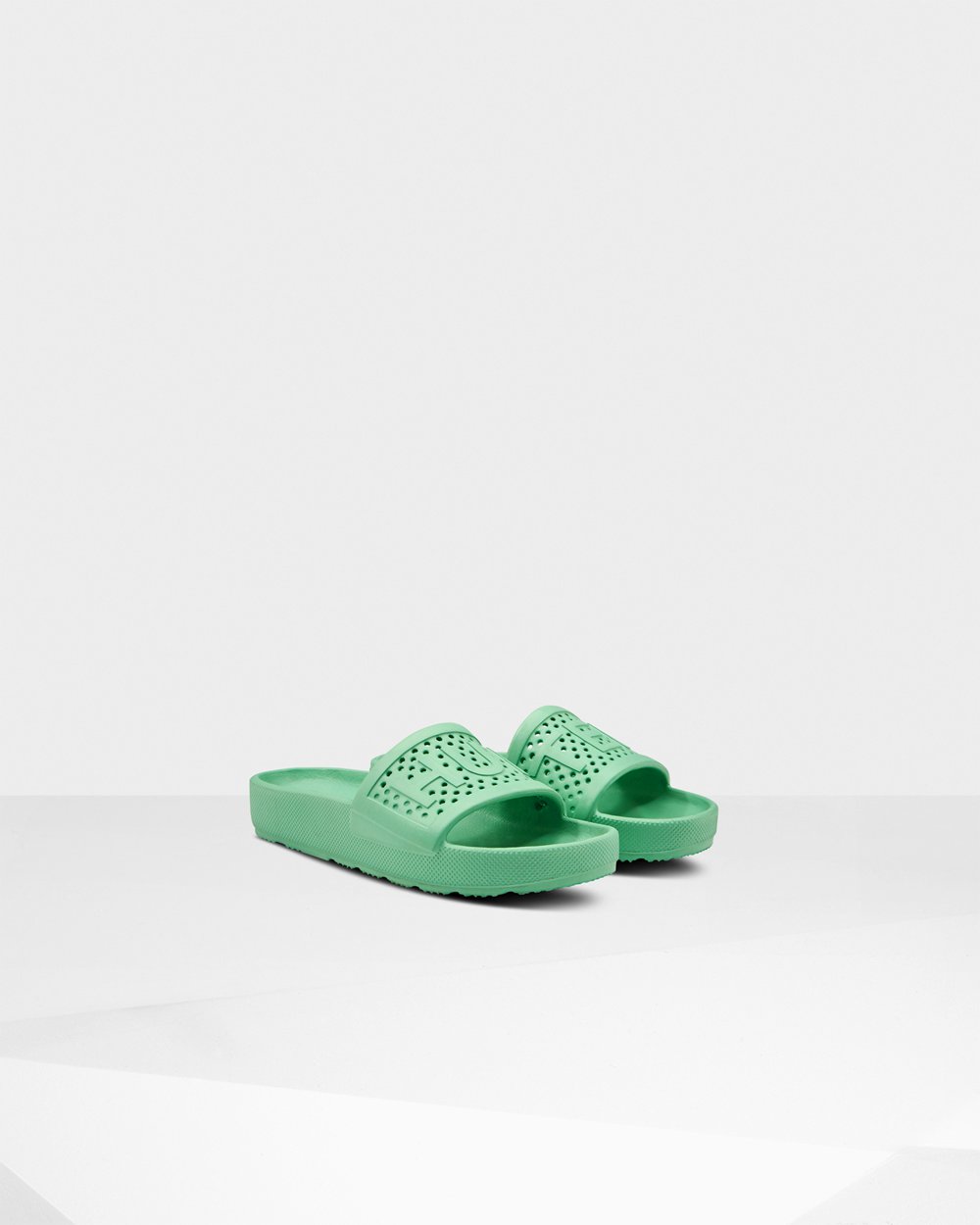 Hunter Mujer Original Lightweight Moulded - Chanclas Verde - 821-FBGTLQ